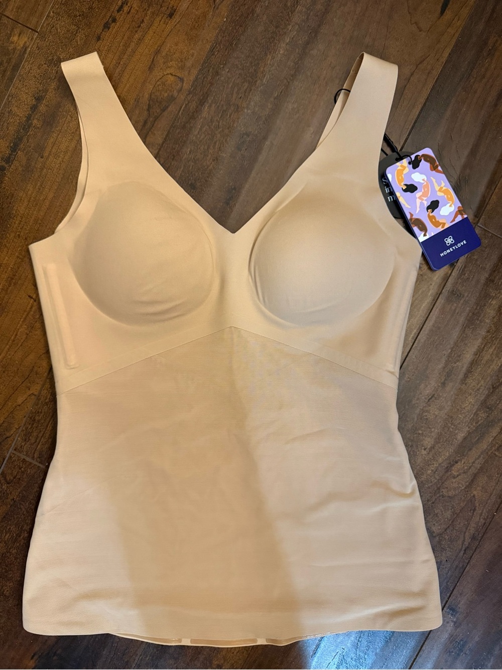 NWT Honeylove Sculpting Tank Intimate Lifting - Light Nude
